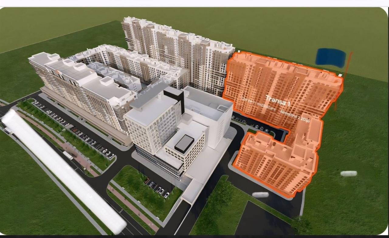 Apartament cu 1 cameră (Nr. 427) în complexul Horus City – tehnologie, liniște și confort absolut în inima Chișinăului