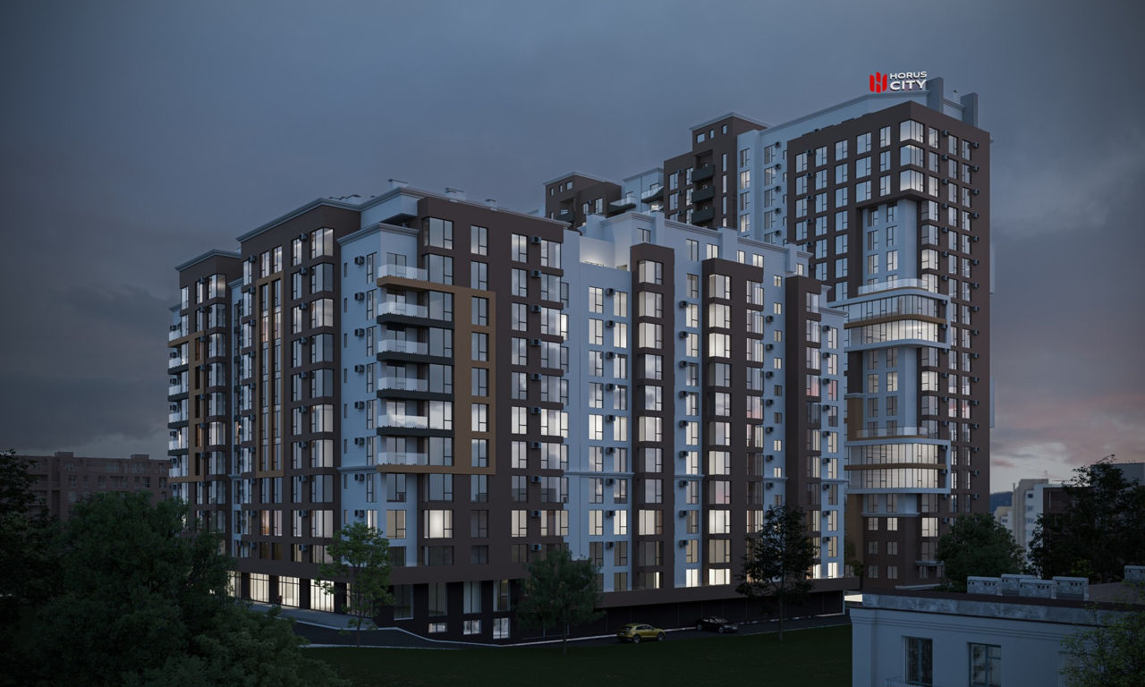 Apartament cu 2 camere (Nr. 301) în complexul Horus City – tehnologie, liniște și confort absolut în inima Chișinăului